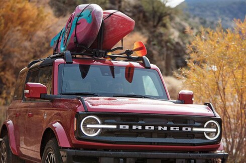 Discover Ford Bronco Accessories in PR, Racks And Carriers By Thule - Rack Mounted Kayak Carrier, Folding